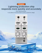 TOMZN AC SPD 2P House Surge Protector Protection Protective Low-voltage Arrester Device 10-20kA 20-40kA 30-60kA 275V 385V 420V