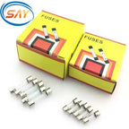 Glass Fuse  5*20MM 6*30MM  100PCS/LOT 250V 0.1A 0.2A 0.3A 0.5A 1.25A 1.5A 3.15A 6.3A 1A 2A 3A 4A 5*20 5X20  Fast Blow