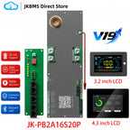 JIKONG PB2A16S20P Smart BMS 200A with 2A Active Balancer 8S 10S 12S 14S 16S 24V 48V LiFePo4 Li-Ion LTO Inverter Battery JK