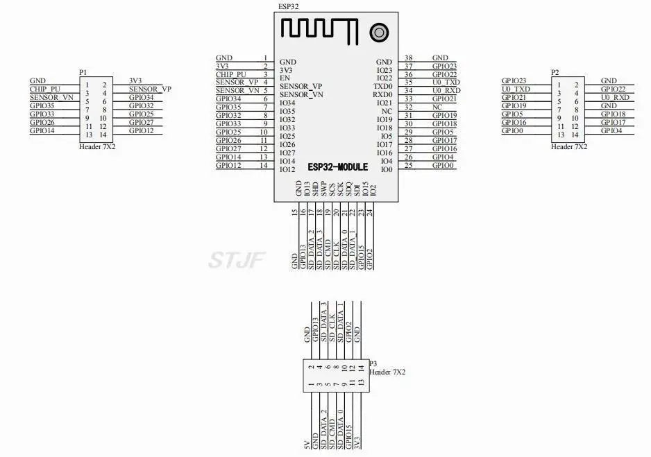 ESP8266 ESP-WROOM-32 ESP32-WROVER Development Board Test Programmer Socket Downloader for ESP-01 ESP-12F ESP-07S ESP-12S ESP32