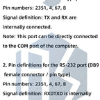 9pin Solderless Connectors DB9 RS232 Serial to Terminal Female Male Adapter Connector Breakout Board