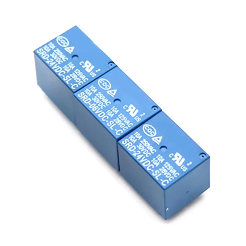 5PCS/LOT 250VAC 5PIN Relays 10A SRD-03VDC-SL-C SRD-05VDC-SL-C SRD-06VDC-SL-C SRD-09VDC-SL-C SRD-12VDC-SL-C 3V 5V 6V 9V 12V 24V