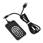 Protable Thin Wireless Charging Receiver Type C Magnetic Suction Dual Purpose Wireless Charging Receiver Wireless Charging Patch