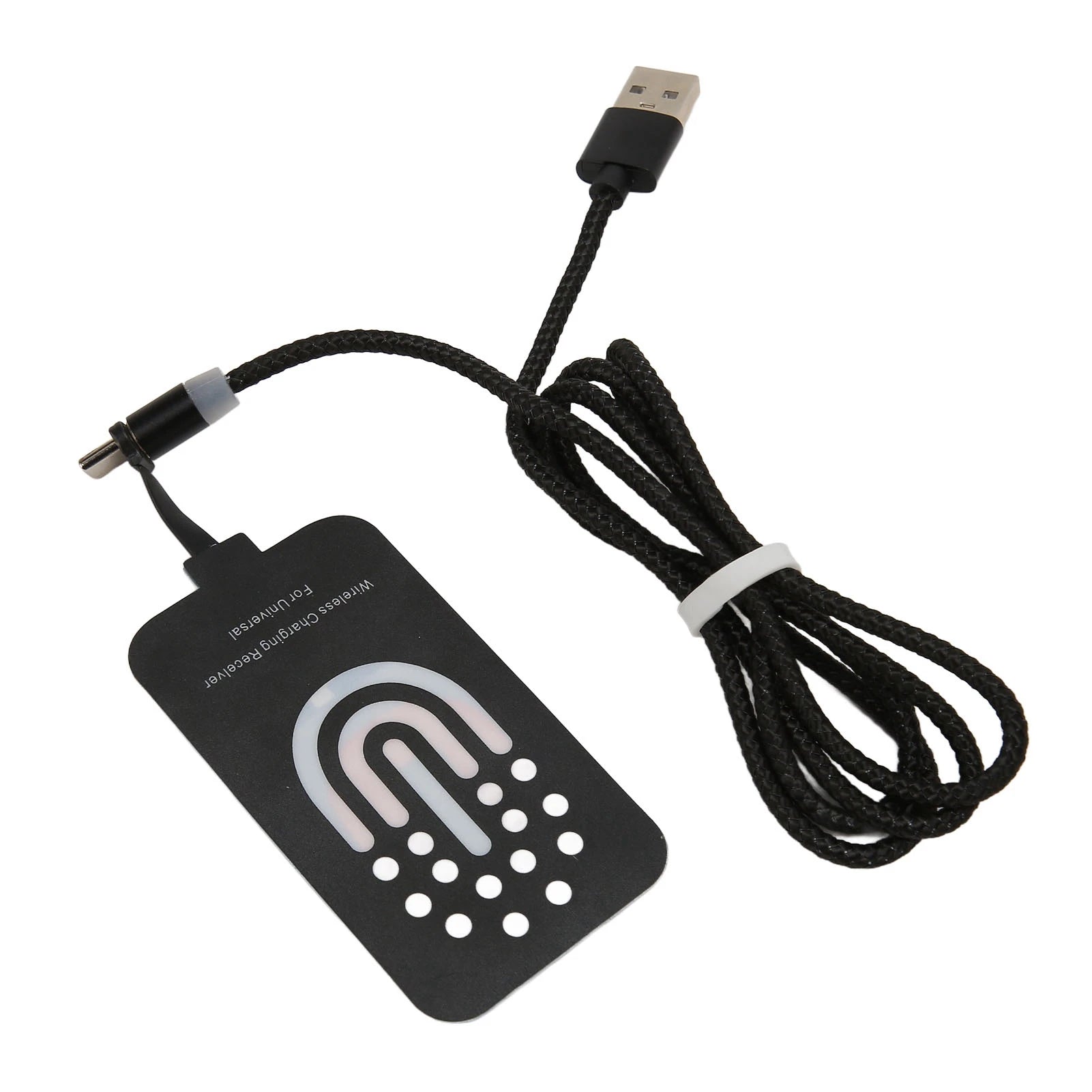 Protable Thin Wireless Charging Receiver Type C Magnetic Suction Dual Purpose Wireless Charging Receiver Wireless Charging Patch
