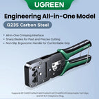 UGREEN RJ45 Crimper Tools Crimping Pliers for CAT5/6/7/8 8P/6P Ethernet Lan Cable Network Cutter Stripper Plier Multifuntion