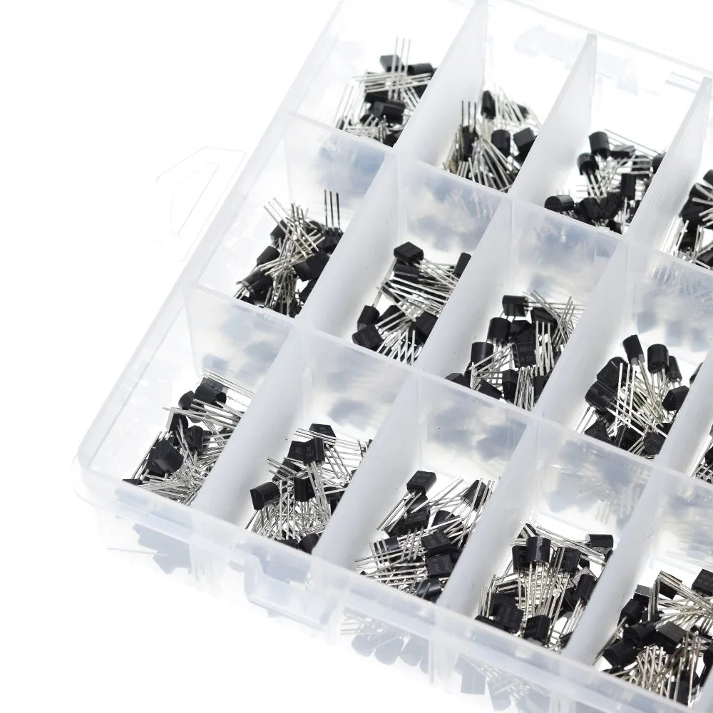1BOX=840pcs 24Values TZT 2N5401 BC517 BC557 BC547 BC558 BC327 BC337 2N2222 2N5551 S9015 S9012 3904 3906 C945 C1815 S8550 A1015