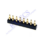 5 Pcs SMD Spring Loaded Pin Pogo Connector 2 3 4 5 6 7 8 10 Position Battery Contact 7.0mm Height 2.54 Grid Pad Modular Header