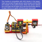 MQ-2 GAS Sensor/MQ-3 Sensor Module Compatible With Lego Blocks For Arduino Projects DIY Electronic Building Block