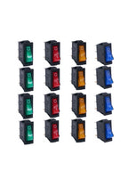 4/5pcs Rocker Switch Lighted KCD3 Rocker Switch On Off 3 Pin 2 Position Boat Rocker Switches 125V 250V AC SPST