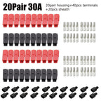 10/20 Pair 15A/30A/45A Amp Plug 600V Compatible For Powerpole Connector With Rubber Dust Cover Sleeves For Electric Equipments