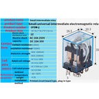 220/240V AC 10A 8PIN Coil Power Relay DPDT LY2NJ HH62P HHC68A-2Z With Socket Base