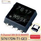 10PCS SI7617DN-T1-GE3 Code 7617 SI7617DN QFN-8 30V P-channel MOSFET