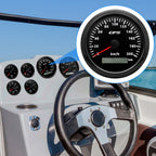 60/120/200KMH 85MM GPS Speedometer Gauge 7 Color Light with GPS Antenna Waterproof Motorcycle Boat Car Truck Speed Gauge Meter