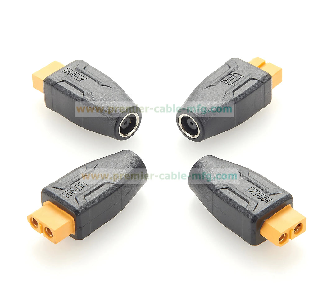 5Pcs XT60 to DC Adapter XT60 Female to DC 7.9mm x 0.9mm Female Connector for Portable Power Station Solar Generator