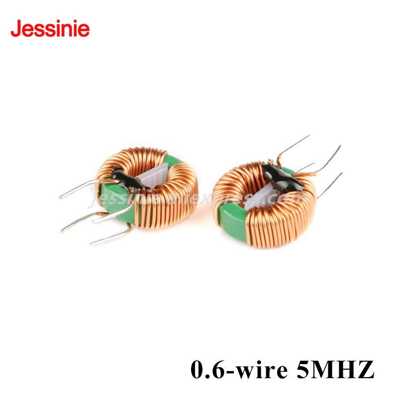 5pcs/1pc R Rod Common Mode Toroidal Inductor Coil 4x15mm 5x20 14x9x5 22x14x8mm 0.6-1.2mm Wire 3.3UH/2-10MHz 4-10A Power Filter
