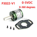 P3022-V1-CW360 5VDC  Rotary Hall Angle Sensor 0-360 Degree Full Circle Magnetism 0-5 output NEW