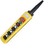 2/4/6/8 Pushbuttons Double Speed/Single speed Hoist Crane Pendant Control Stations With Emergency Stop For circuits XAC-A271