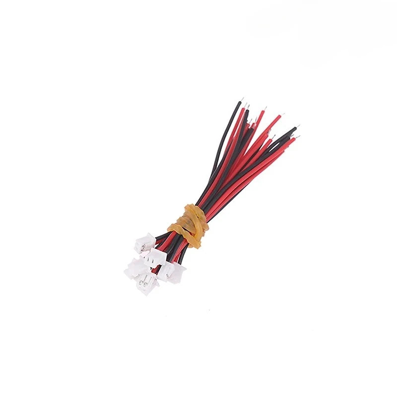 30PCS Small Mini MX1.25mm SH1.0mm ZH1.5mm PH2.0mm XH 2.54mm VH3.69mm 2Pin Male Female Plug Jack Connector Cable Wire Length10CM