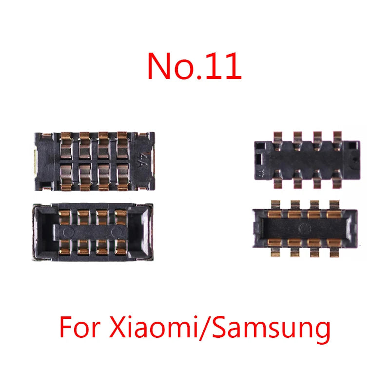 2sets Battery FPC Connector On Board For HUAWEI Honor Xiaomi Redmi Meizu OPPO VIVO Lenovo Samsung Sony ASUS Pixel Infinix Tecno