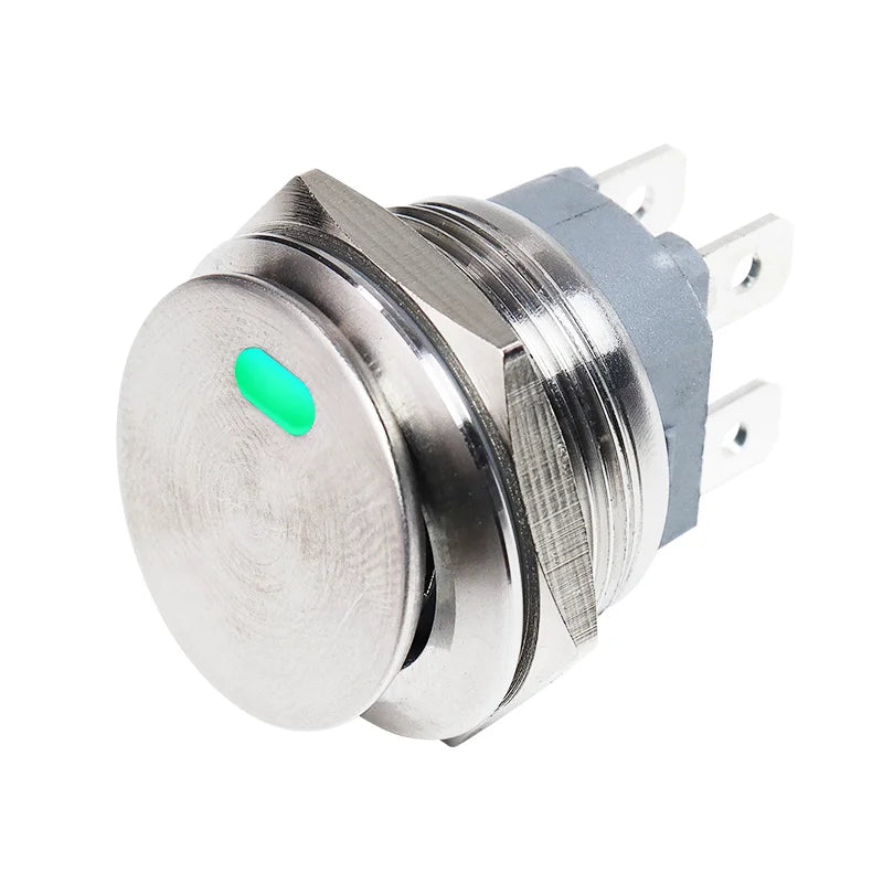 Metal Toggle Rocker Switch On Off 220v 12v 6v 22mm 2NO 4pin Latching Fixed 16A High Current LED Light Switch Car Boat Motorcycle