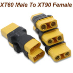 Dapter XT60 Male / Female To XT90 Male / Female Connector Conversion Adapter for Drone RC Lipo Battery Control Parts DIY Expand
