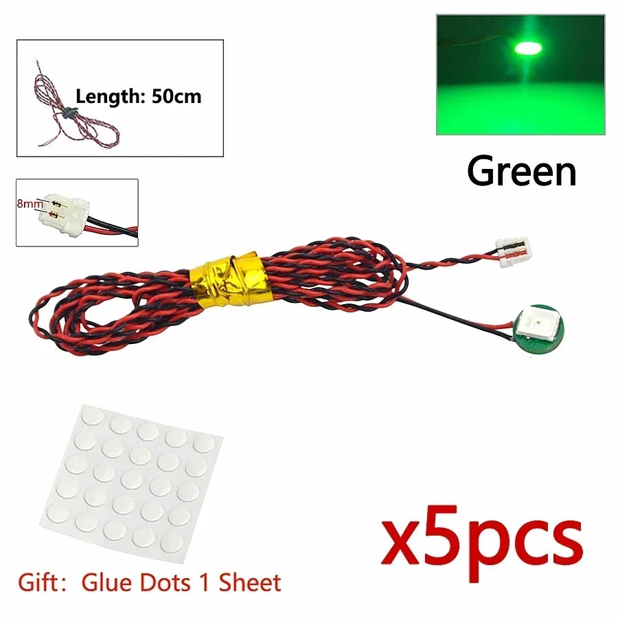 Flash Lamp City Street Light Bricks DIY 0.8mm Pin 1x1 1x2 1x4 Length 50cm SMD LED 2835  Remote Control Building Block