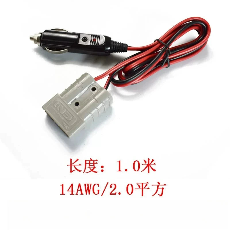 1PCS 50A Anderson SB50 Connector Cable Assembly, Electric Forklift UPS Battery Charging Plug with 6AWG/10AWG Pure Copper Wire