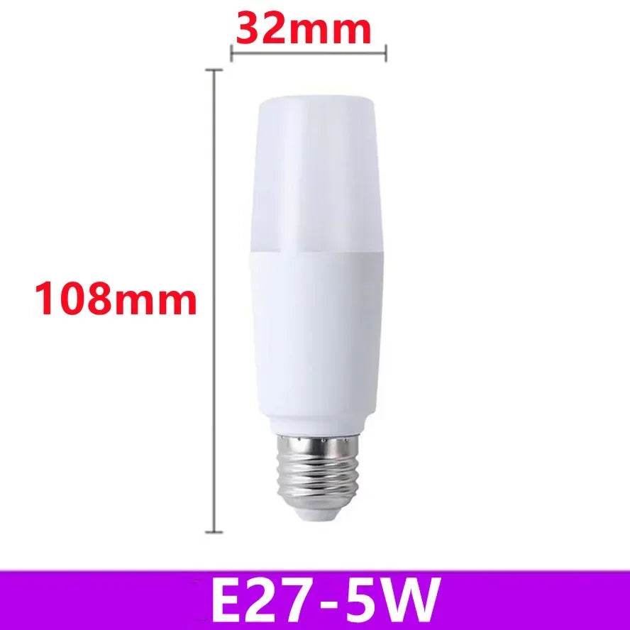 10~1PCS E27 Light Bulb 3-year Warranty 20W 10W White Light LED Cylindrical Corn Bulb AC 220V LED Lamp Home Decoration Chandelier