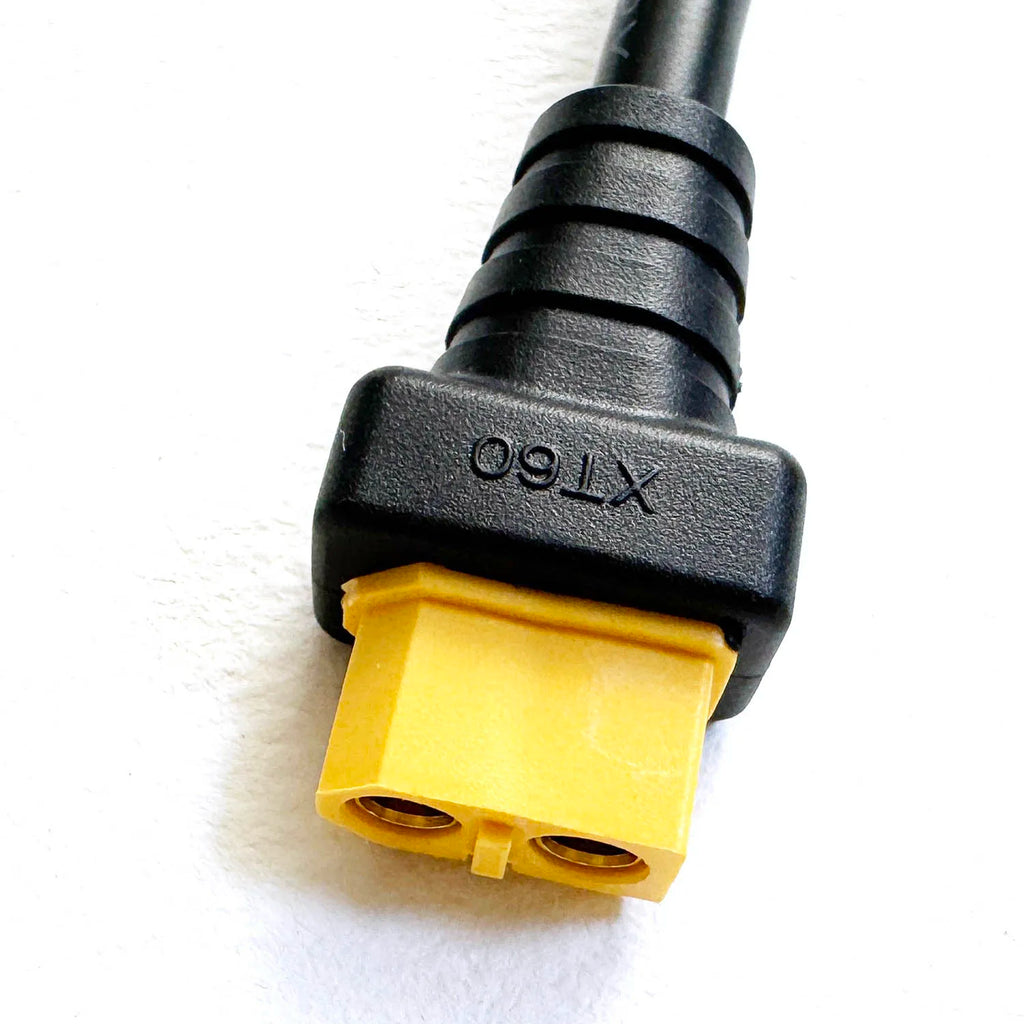 1pc XT60 Female to DC 8020 8.0mm x 2.0mm Female Adapter Cable Connectos Solar Generator Portable Power Station 14AWG