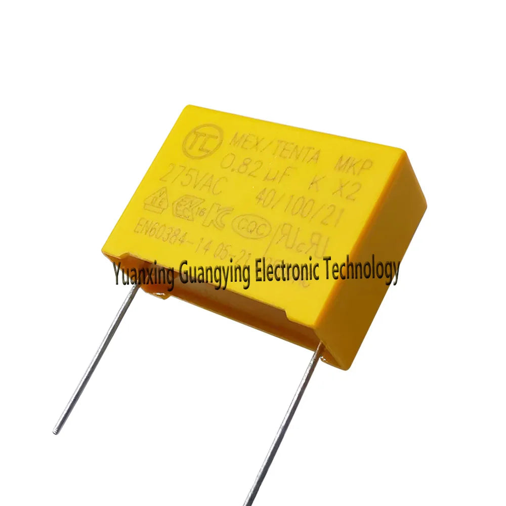 (10 pcs) 275VAC Polypropylene Film Capacitors X2 0.01 0.1 0.15 0.022 0.22 0.33 0.47 0.56 0.68 0.82 1μF 2.2μF Safety Capacitor