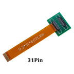 YUXI 1PCS 25 31 39 45 51 Pin 0.3mm Pitch Extension Board Connector Adapter with FFC FPC Flexible Flat Cable Length 60mm