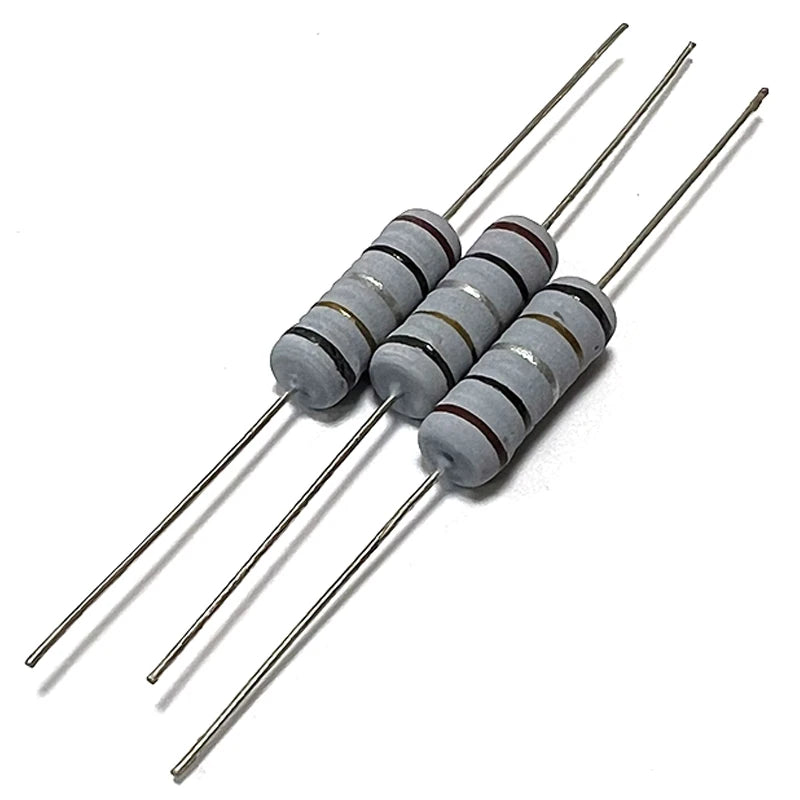 20pcs 2W Wirewound Fuse Resistance Accuracy 5% 10R 20R 22R 33R 39R 47R 51R 56R 68R 100R  Wire Wound Resistor 10 20 22 33 39 Ohm