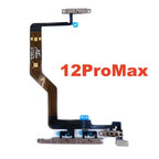 Power Flex Cable for iPhone 14 Plus 15 13 Pro Max 11 12 Volume Flex Ribbon Tape Side Button Distance Ambient Fix Parts