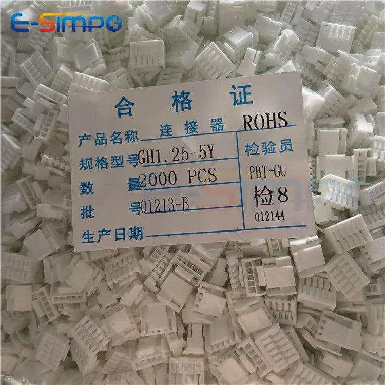 20pc GH1.25 2-12P Housing wt Latch/lock Plug Horizontal Vertical SMD w/t Suction A1257 SMT Male Wafer Header Wire Connector