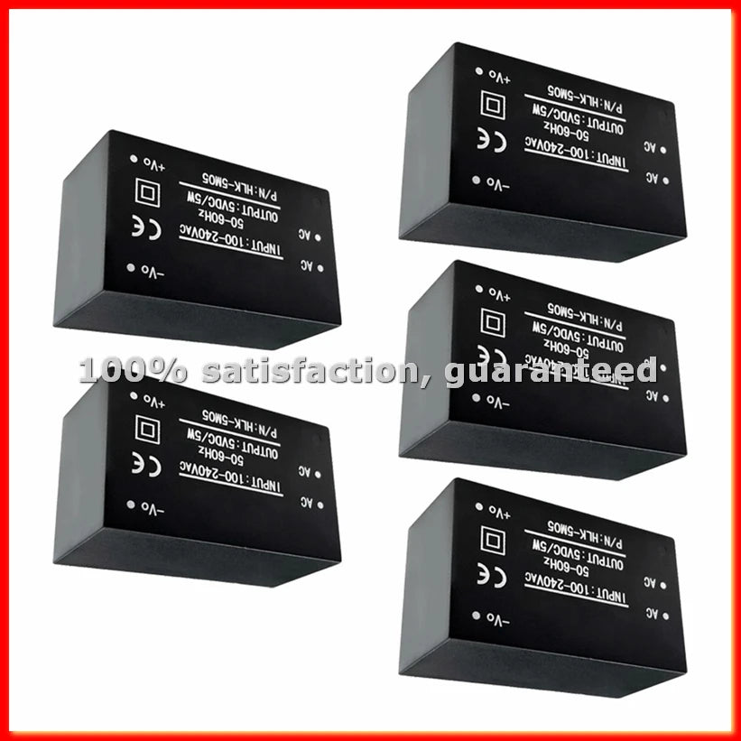 5PCS AC-DC Power Supply Module AC DC Converter 220V to 5V Intelligent Switching Module HLK-5M05-A25R