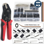 CLN-68B 0.08-1.5mm² Open Barrel Terminals Pliers Crimping Tool (28-16AWG) for JST, DuPont, Molex, PH2.0 XH2.54 3.96 4.2mm Pitch