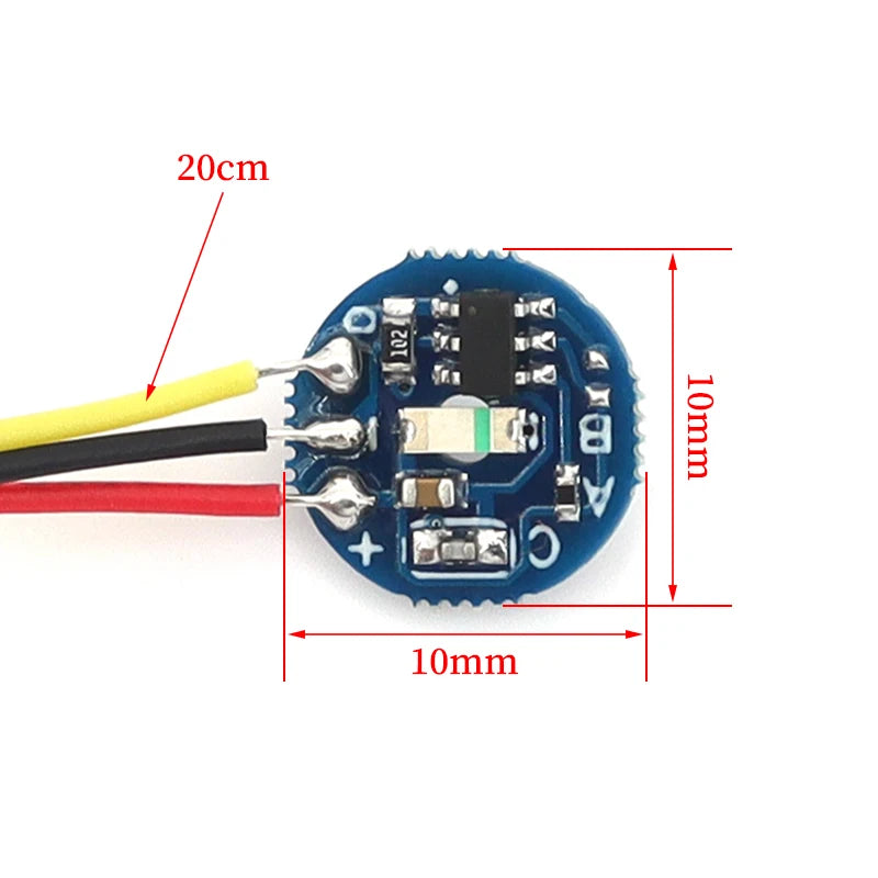 3V-30V Touch Control Switch Module Bistable Latching LED Touch Sensor Solder Wire Type