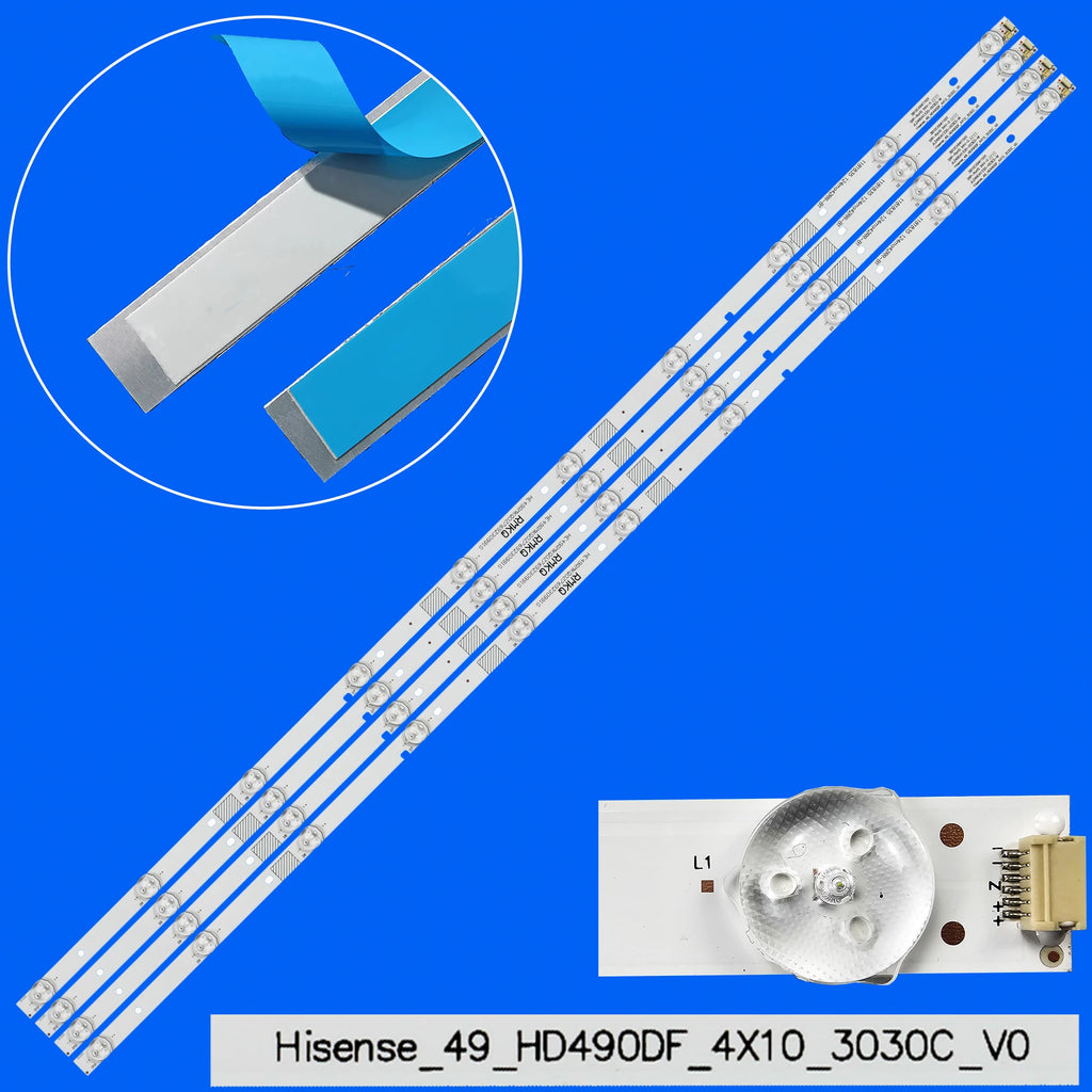 LED Backlight strip for H49MEC3050 LED49EC350A LED49EC520UA LED49K300U LED49K3100A NS-49D420NA18 NS-49DR420NA18 49_HD490DF-B71