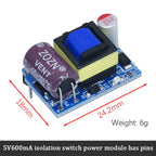 AC-DC 3.3V/5V/12V Precision Buck Converter AC 220v to 5v DC step down Transformer power supply module 1A 12W