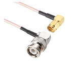 SMA to BNC Bulkhead Cable 50 Ohm SMA Male to BNC Female RG316 Coaxial Cable Jumper for Ham Radio Scanner Antenna Wi-Fi