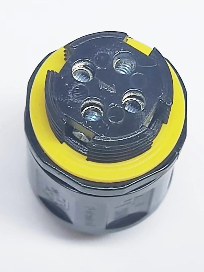 2pcs Waterproof Outdoor IP68 Electrical Cable Connector 2P3P4P M20 Plug 5-11mm Terminal Block External Power Cord Junction Box