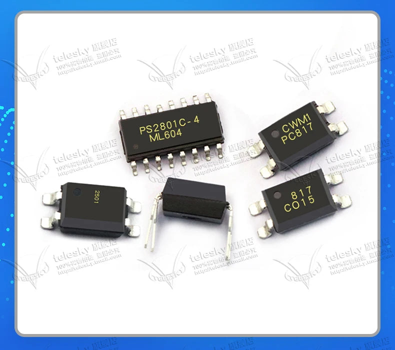 10pcs PC817B EL817C PC817A PS2501 PS2801 PC817C PC817 SOP-4 DIP-4 SOP-16 Transistor Output Optocoupler