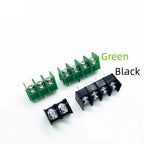 20PCS MG7620 / KF8500 Barrier Terminal Block 7.62mm 8.5mm Pitch PCB Screw Connector 2P 3P 4Pins Stackable Green Black