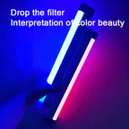 Colorful LED Night Lamps RGB Atmosphere Fill Light Rechargeable Bedroom Photography Lighting Room Decor Luz De Preenchimento New
