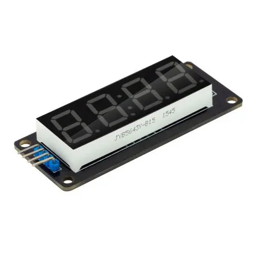 2Pcs TM1637 4 Digit 7 Segment Digital Tube Clock Module 0.56-inch LED Display Module blackboard Red Blue Green Yellow White