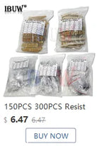 150PCS 300PCS 1/4W 1/2W 1W 2W 3W Resistance 1% Metal Film Resistor Assortment Kit Set 30Kinds Each 5/10PCS 1~750 1K~820K Ohm