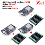 1-3Set E32 CH340C Development Board TYPE-C / Micro USB WiFi+Bluetooth Ultra-Low Power Consumption SPI Wireless Module