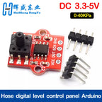 DC 3.3V 5V 0-40KPa Pressure Sensor Module Connect 2.5mm Soft Tube Digital Liquid Water Level Controller Board For Arduino