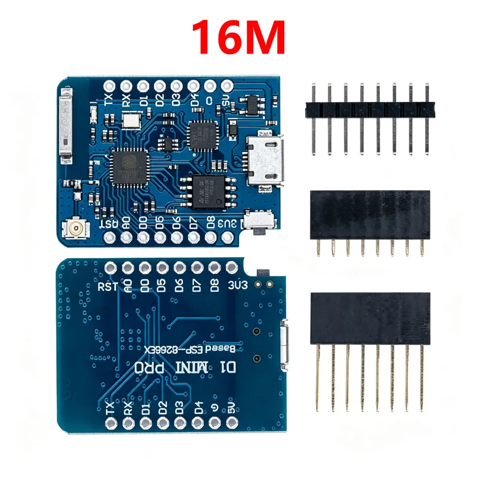 1pcs D1 Mini Pro V3.0 NodeMcu 4MB/16MB bytes Lua WIFI Internet of Things Development board based ESP8266 CH340G Nodemcu V2