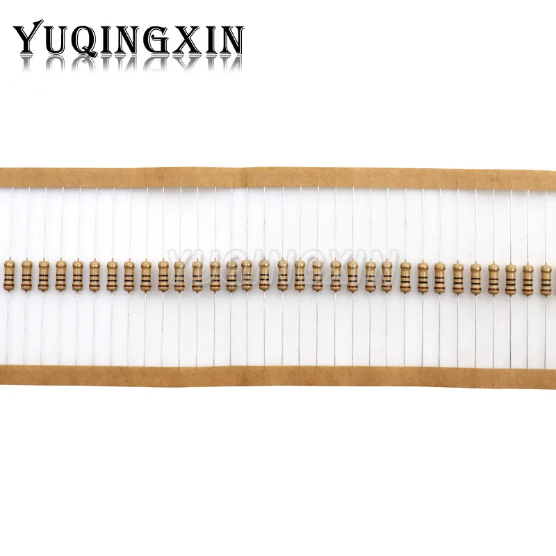 100pcs 1/2W Carbon Film Resistor 0.5W 5% 1R - 10M 0R 10R 100R 220R 330R 1K 2.2K 4.7K 10K 22K 47K 100K 1M 0 10 100 220 330 Ohms